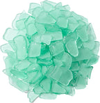 Keedolla Tumbled Sea Glass for Crafts - 15 OZ Flat Frosted Seaglass Pieces for by Keedolla