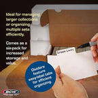 BCW 800ct Trading Card Storage Box & Horizontal Card Dividers – 6 Boxes & 30 - Image 6