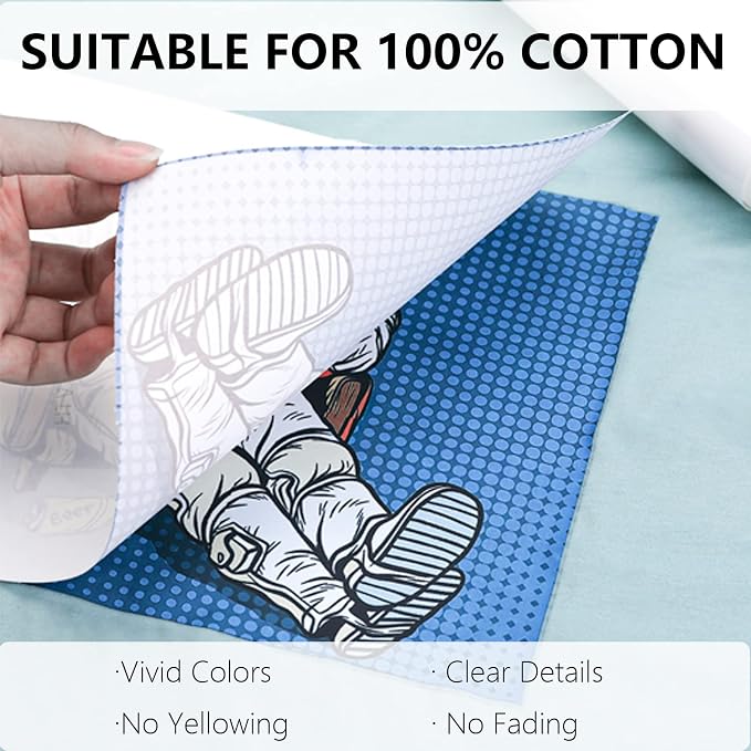 HTVRONT Sublimation HTV for Dark Fabric/Light Fabric - Image 3