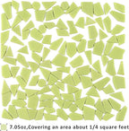 Youway Style Lemon Green Glass Mosaic Tiles - Image 6