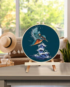 TINDTOP Embroidery Kit for Beginners Adult, Kingfisher Embroidery Kit for - Image 5