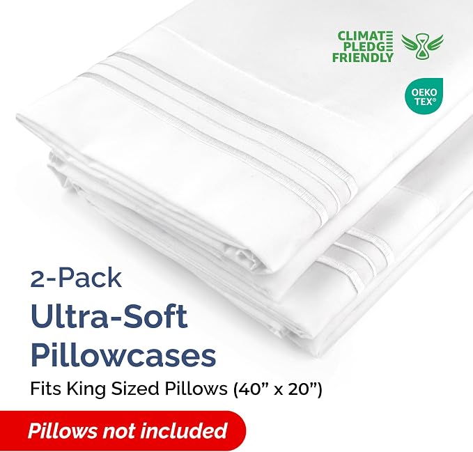 King Pillow Cases Set of 2 - Image 2