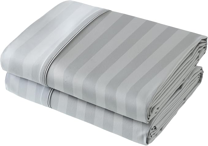 Flat Sheet Only 2 Pack, King Size 400 Thread Count 100% Egyptian Cotton Flat by ShunjieHome