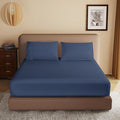 100% Egyptian Cotton Fitted Sheet Full Size, 600 Thread Count, Soft & Elastic by ZaizaiHome