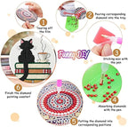 8 Pack Bookshelf Diamond Art Coasters, Diamond Painting Coasters Kits | Books - Image 3