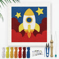 Doodlream Cartoon Rocket Needle Kit by Doodlream