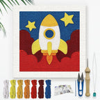 Doodlream Cartoon Rocket Needle Kit by Doodlream