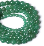 45pcs 8mm Natural Green Aventurine Beads Semi Precious Round Smooth Gemstones - Image 5