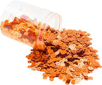 Mandala Crafts 6mm Flat Round Orange Sequins by MandalaCrafts