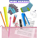 LEOBRO Mesh Zipper Pouches Bags, A4 Mesh Bags - Image 7