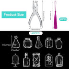 Tallew 81 Pcs DIY Dried Flower Bookmark Making Kit Include 40 Clear Transparent - Image 2