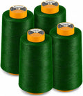 AK Trading 4-Pack Pine Green All Purpose Sewing Thread Cones of High Tensile by Fabrics%7CEventDecor%7CCrafts%7CUpholsteryFoam