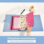 Red Ice Cream Print Pencil Pouch - Image 4