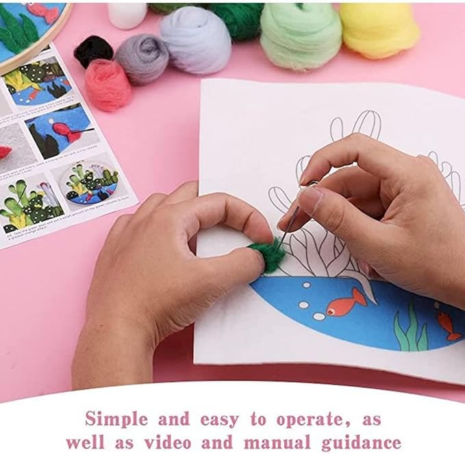 CaptainCrafts DIY Needle Felting Starter Kit - Image 6