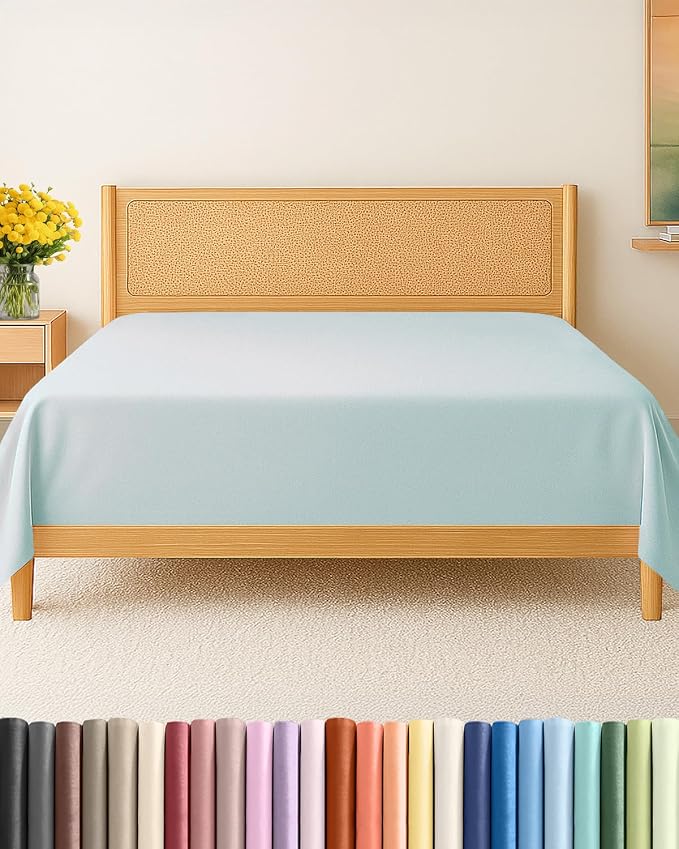 Cal King Size Flat Sheet by CGKUnlimited