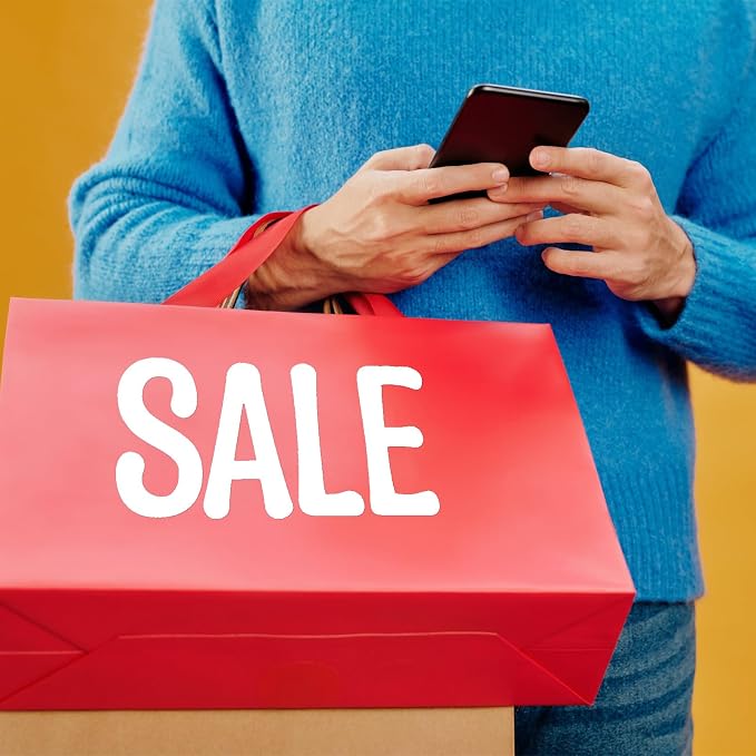 Bemeol 30 Sheets Large Letter Stickers 4 Inch Alphabet Letter Stickers Self - Image 5