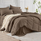 JOLLYVOGUE Twin Comforter Set, Ultra-Soft Bed in a Bag Twin Size 5 Pieces - Image 7