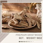 32oz Driftwood for Crafts and Decor, Mixed Size Driftwood Pieces Large Drift - Image 6