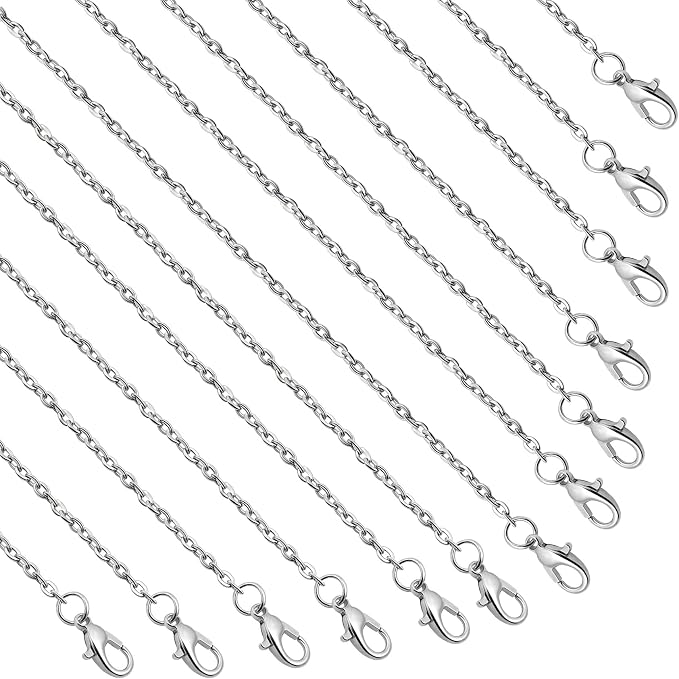 Lemonkey 24 Pack Necklace Chains Bulk by Lemonkey