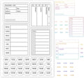 GLOBLELAND Calendar Planner Silicone Clear Stamps 6.3x4.3inch | Month Week Date by GLOBLELAND