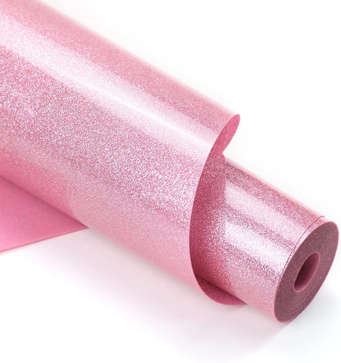 HTVRONT Glitter HTV, Easy-Weed for Craft Design by HTVRONT