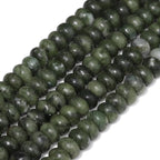 Songxi 5x8mm Natural Southern Jade Stone Rondelle Beads, Gemstone - Image 3