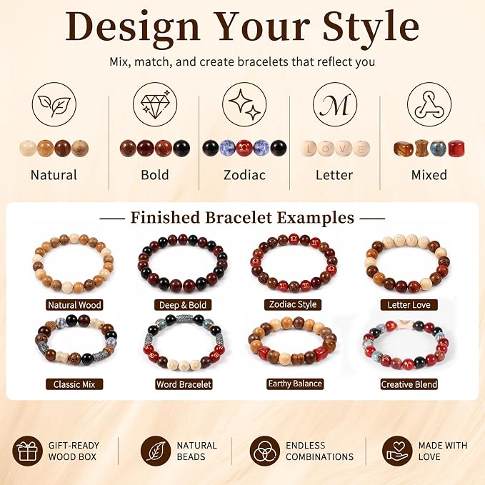 Bracelet Making Kit for Adults, DIY Jewelry Making Starter Kit for Adult Men - Image 4