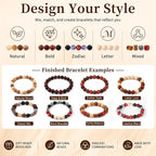 Bracelet Making Kit for Adults, DIY Jewelry Making Starter Kit for Adult Men - Image 4