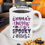 Purple Halloween Permanent Adhesive Vinyl 10 Sheets 12'' x 10'' | Colorful - Image 5