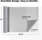 TUMIYA Silver Glitter Heat Transfer Vinyl HTV Roll - Image 2