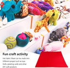 Jtnohx Color Felt, 1 Square Yard Felt Fabric, 1.4mm Thickness Flexible Craft - Image 7