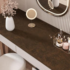 CHIHUT Brown Velvet Wallpaper Peel and Stick Self Adhesive Felt Drawer Liner - Image 3