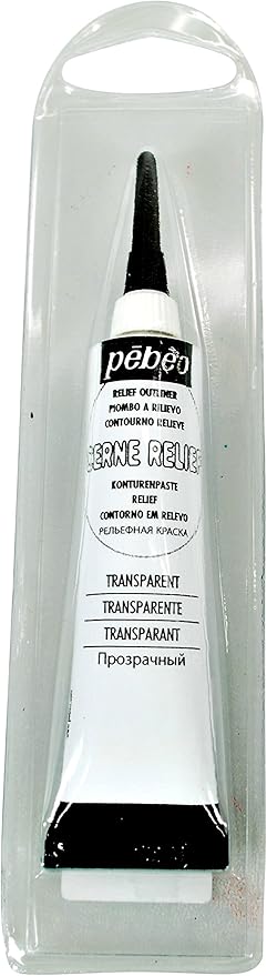 PEBEO Vitrail Glass Paint 773600 Konturenpaste 20 ml Tube transparent Blister by Unknown