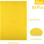 CHRORINE 10 Pcs Felt Fabric Sheets Self Adhesive Felt Sheets 8 x 12 Inches Felt - Image 2