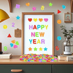 1568 Pcs Foam Letter Stickers Glitter, Self-Adhesive Glitter Alphabet Stickers - Image 5