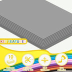 10 Pack Eva Foam Sheets Craft 8 x 12 inch | Foam Paper - Image 3