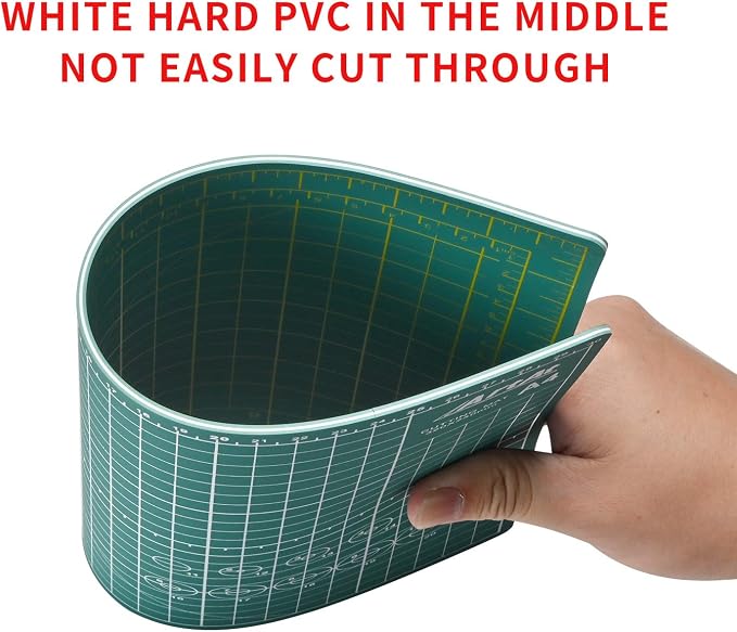 ArtAt Self Healing Cutting Mat: 9"x12" Non-Slip PVC Double Sided 5-Ply A4 Art - Image 3