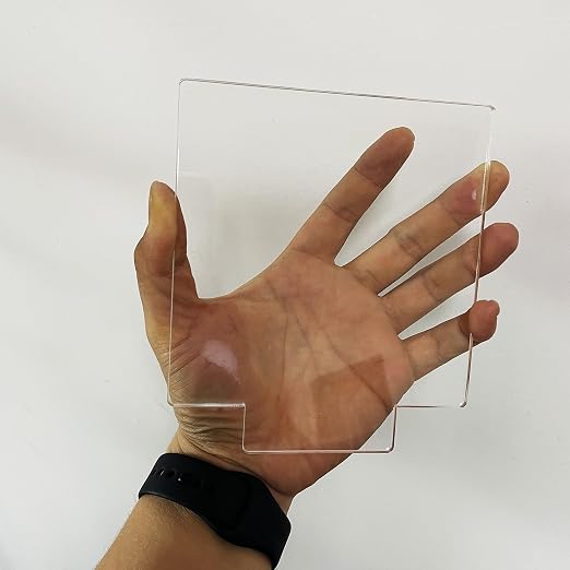 Acrylic Sheet Clear Cast for LED Light Base | Square Blanks DIY Laser Cutting - Image 3