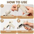 ADHES 0.27" x 4" Hot Melt Glue Gun Sticks 40W - Image 6