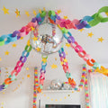 Roowest 600 Sheets Felt Chain Strips Bright Color Chain Garland 1x8 Inch by Roowest