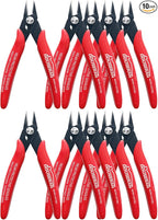 170 Wire Cutters, 10 PACK, 5 Inch Micro Flush Cutter, Small Wire Cutters Spring by HOUSERAN