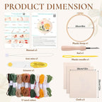 HANLANXUE Punch Needle Kit Adults Beginners, Needling Punching Project - Image 2