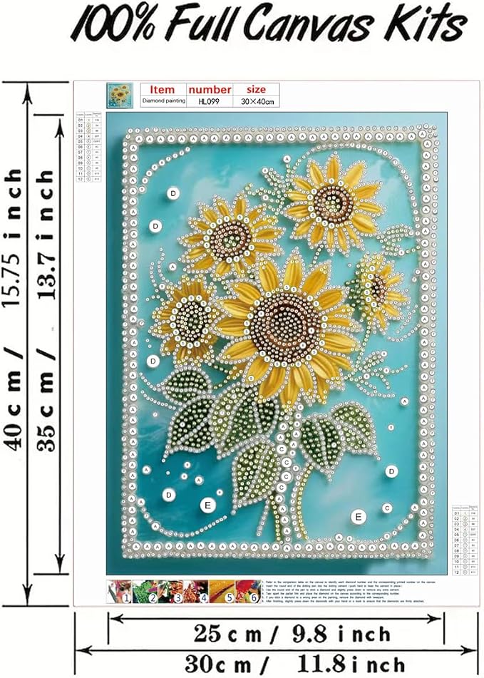 GEMFAMILY Diamond Art Kits for Adults Beginner, Special Shape Diamond Painting - Image 6