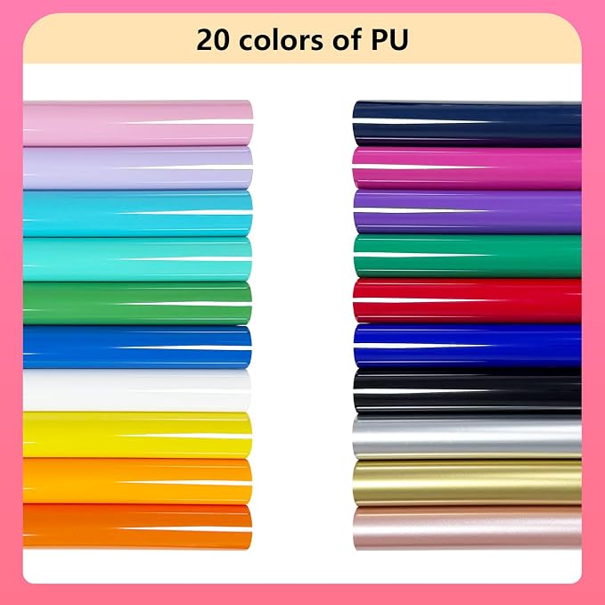 DUEUIOE HTV Heat Transfer Vinyl Bundle 20 Pack - Image 3