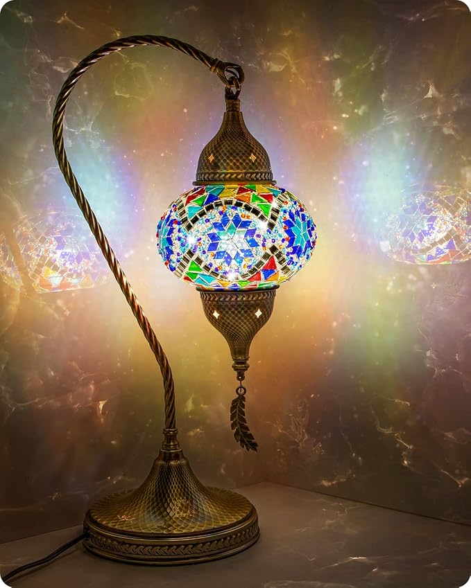 Yarra-Decor Turkish Moroccan Mosaic Table Lamp by Yarra-Decor
