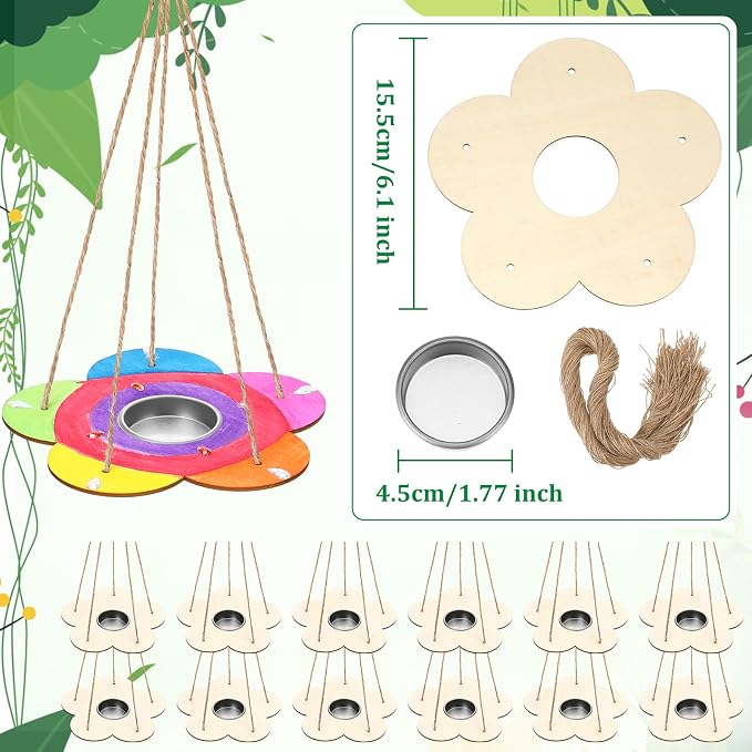 DoubleFill 48 Pcs Bird Feeder Craft Kits - Image 2