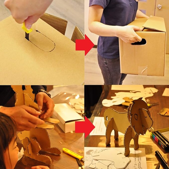CANARY Cardboard Cutter with Sheath, 7.5" Safe Box Opener/Box Cutter Tool - Image 5