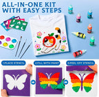 30 Colors 3D Fabric Paint Set, Permanent Textile Paint - Image 3
