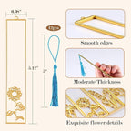 LET'S RESIN 12pcs Bookmark Bezels - Image 2