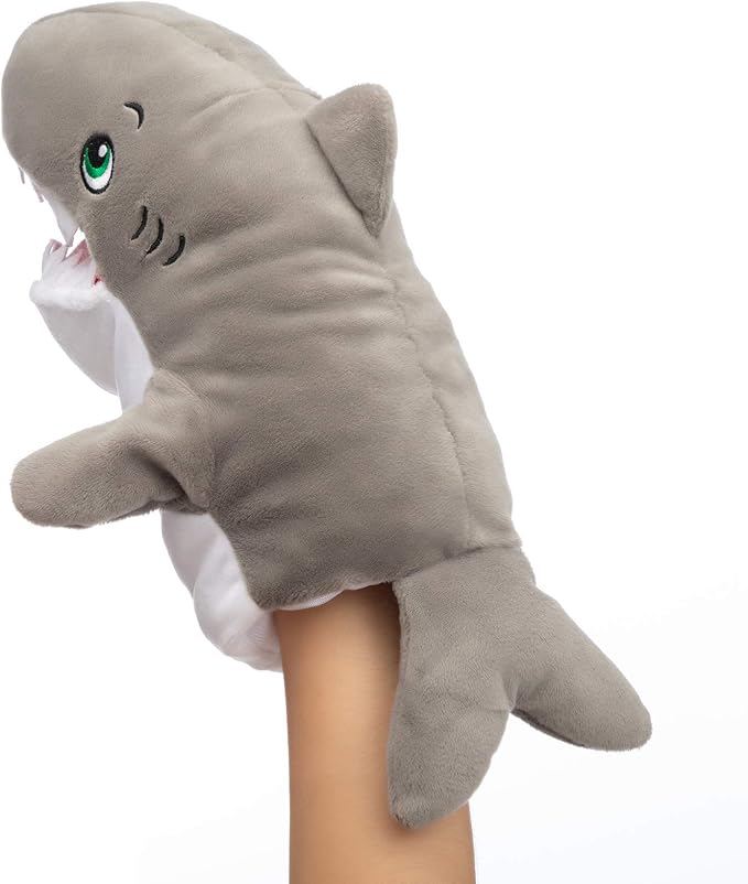 HollyHOME Shark Hand Puppets Stuffed Ocean Animals Hand Puppet Plush Animal - Image 5